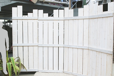 Screen Wooden, White, a pc.