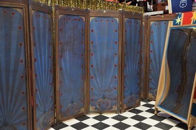 Folding-Screen,  Magic Blue !