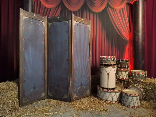 Folding-Screen,  Magic Blue 