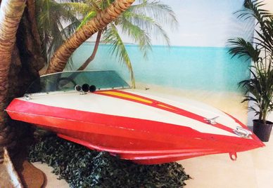 Bow of a SpeedBoat,   just  the  Prow