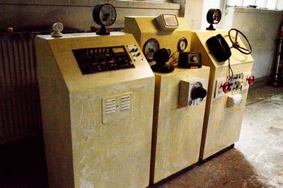 Machinery Control Console,  left