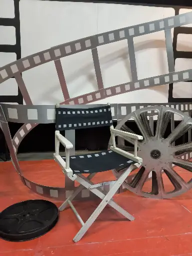 Directors Chair  "Film strip   Black/White