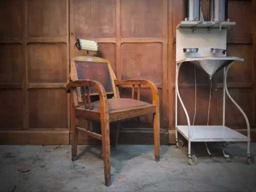 Barber Chair, Wooden