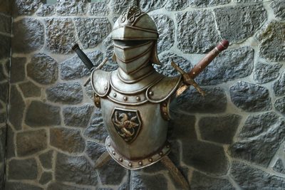 Armour Cuirass with two crossed Swords