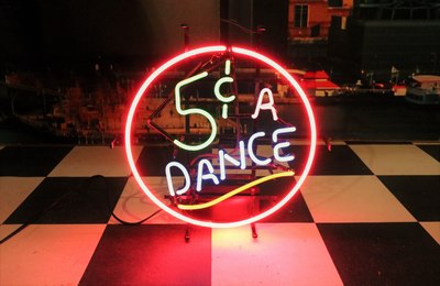 Neon  "5ct  a Dance" 