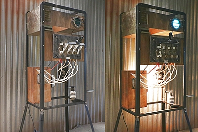 Fuse Panel with Knife Switch 220V