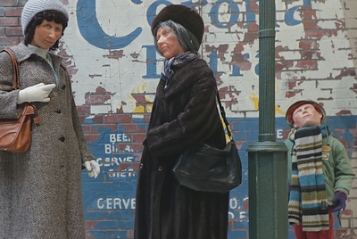 Lady in Fur Winter Outfit