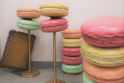 Macarons Two on a Post