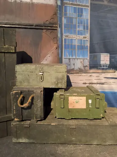 Army wooden Boxes  set of 3   S
