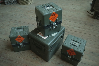 Army Crates,  Set of Four,   for Explosives