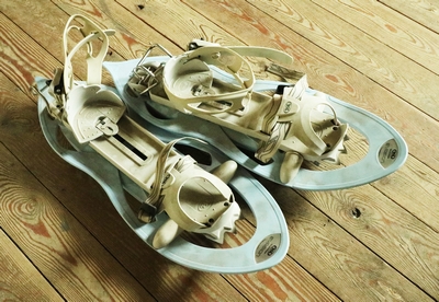 Snowshoes  Modern ""Rackets""