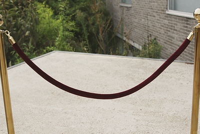 Cordon/Cord, for in between cordon poles, Golden/Red