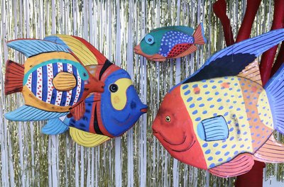 Four Tropical fish