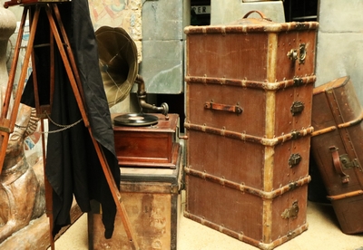 Old Luxury Journey Suitcase