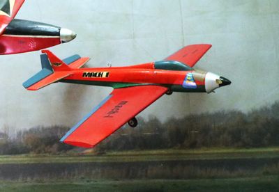Airplane  in Red ""Broken Wings""