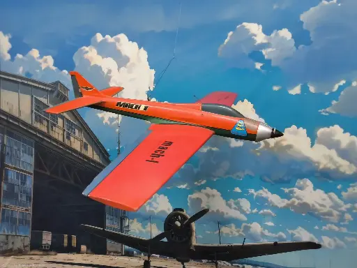 Airplane Red  Broken Wings  1m53w