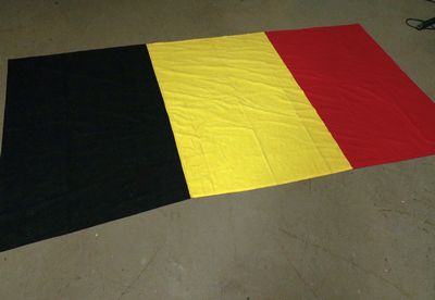 Flag  Belgium,   Large