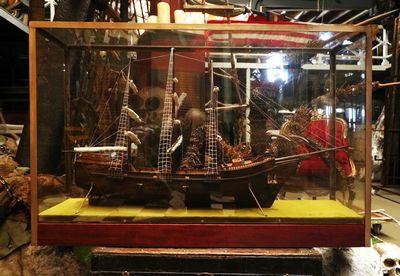 Sailboat  in a  Showcase
