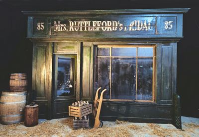 Old House Front,  Mrs. Ruttleford's Shop