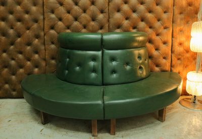 Lobby  Bench  Leather  Corner  90. a pc.