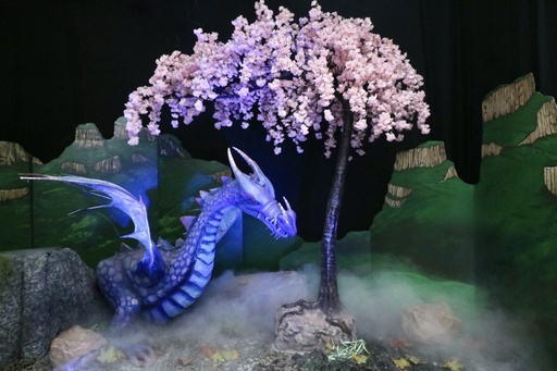 Blossom Cherry Tree Entrance