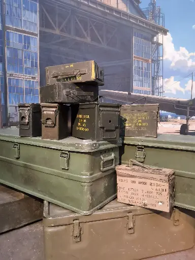 Ammunition  Box  Bullets