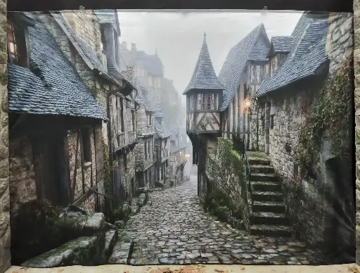 Backdrop    Alley in Old Town 