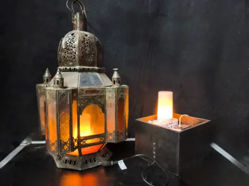 6 flame light on Battery 