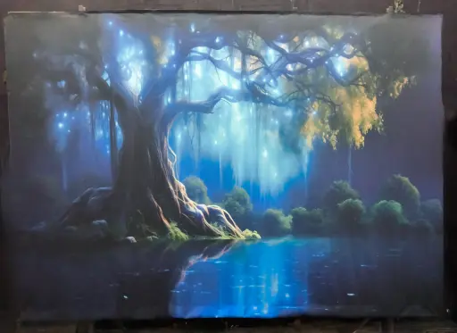 Backdrop    Magic Tree in a Forest 