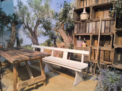 Austrian   Bench  White 