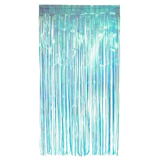 sale  Foil curtain Iridescent Blue