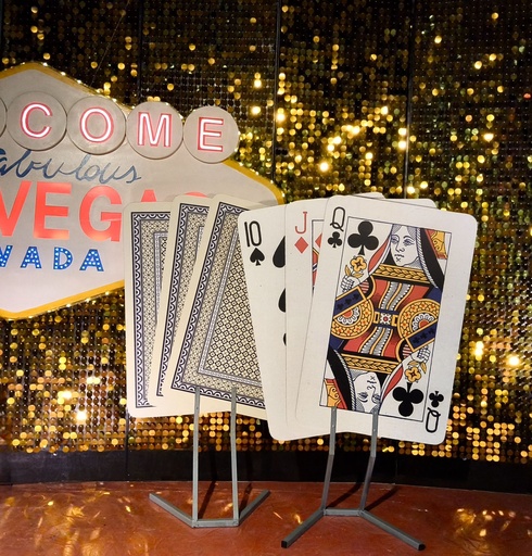 Playing Card  on  Stand