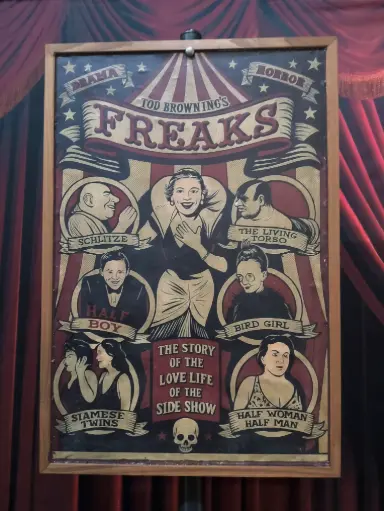 Advertising Panel Circus Freaks