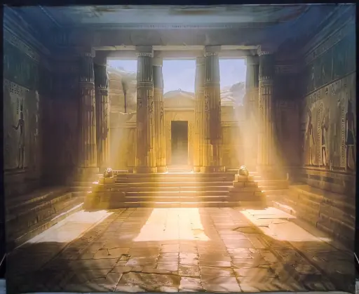 Backdrop  Egypt Temple