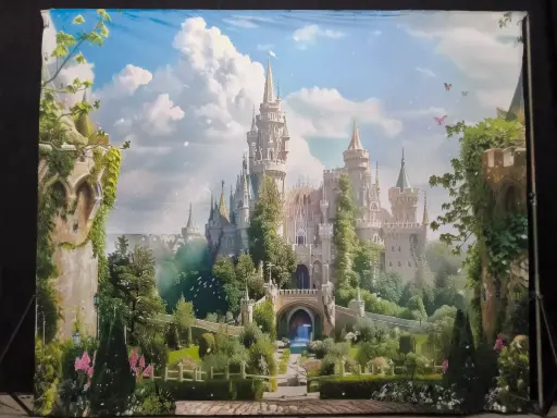 Backdrop Fairytale Castle