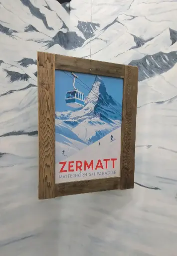 Panel  "Zermatt  Matterhorn  Ski  Paradise "
