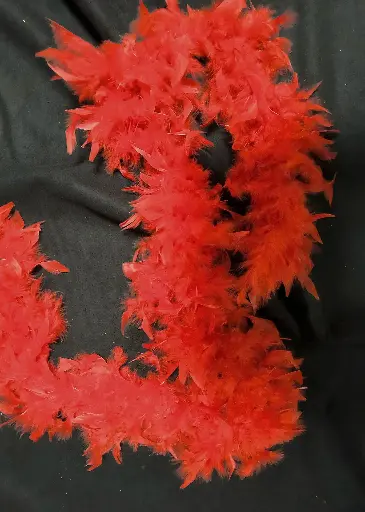 sale Boa Red  feathered 