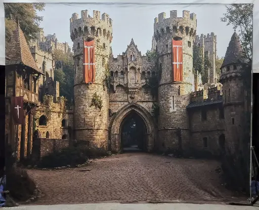 Backdrop  Medieval  Castle