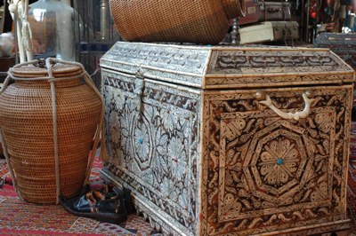 Chest    with Ivory decorations