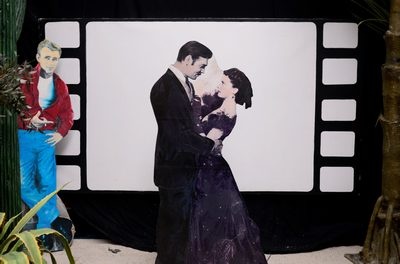 Celebrity on panel, Clarke Gable en Vivien Leigh