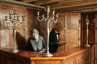 Candle Holder Silver, large