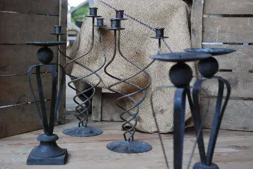 Candle Holder 3 spinning arms