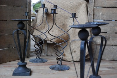 Candle Holder for One Candele Iron