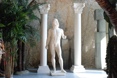 Column, large, white