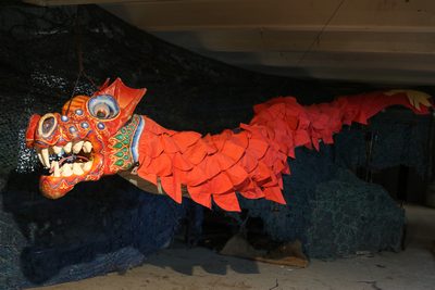Dragon, red, (hanging)