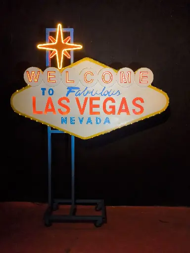 Electrical lighting   "Welcome to Las Vegas"  220v