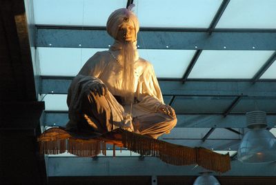 Fakir on flying carpet