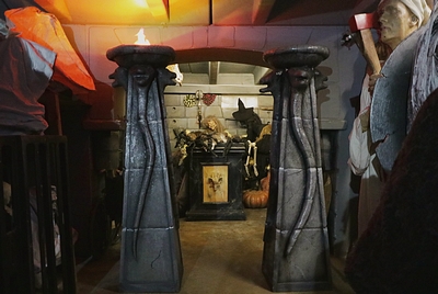 Fire Column   Snake    Gray-Stone 