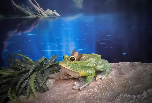 Frog with crown