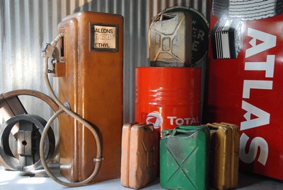 Gasoline Pump,  Rusty